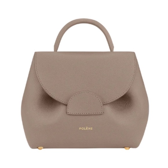 Polene Handbags - Polene Numero Un Nano in Textured Taupe